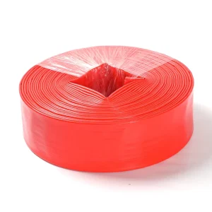 High Pressure Flexible PVC Layflat Hose Lightweight Water Discharge for Greenhouse and Agricultural Irrigation