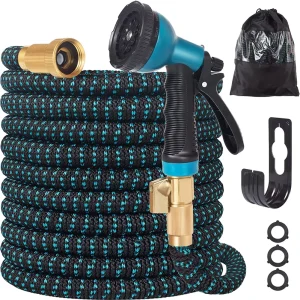 High Pressure Garden Hose 25ft 50ft 75ft 100ft Latex Rubber Material for Watering Gardening
