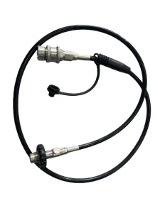 High Pressure Gas Fast Filling Hose 300 Bar Stainless Steel Flexible Reinforced Corner Air Filling Whip For Firefighting Rescue