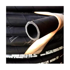 High Pressure Green Silicone Steel Wire Braided Reinforced Hose ISO9001 Certified Cutting Service Available Brand