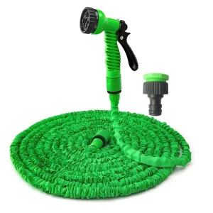 High Pressure Heavy Duty Garden Hose Long Lightweight 50ft Retractable 100ft Brass Flexible Garden Water Hose