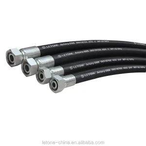 High Pressure High Temperature 1 Inch 2 Inch 4 Inch High Pressure Water Rubber Suction Flexible Hydraulic Hose Pipe