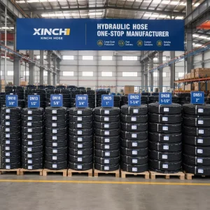 High Pressure Hydraulic Hose EN 856 4SP 4SH SAE 100 R12 R13 4 6 Layers Steel Wire Spiral Reinforced Rubber Hose Mining