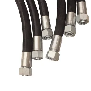 High Pressure Hydraulic Hose Pipe Black Rubber Air Hose
