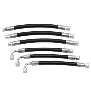 High Pressure Hydraulic Hose Steel Wire Reinforced Rubber Hose Oil Resistant Industrial Hose Cutting for Hydraulic Systems