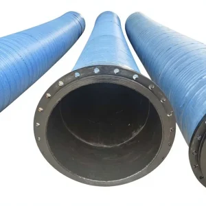 High Pressure Large Bore Hydraulic Hose Steel Wire Braided High Temperature Rubber Hose with Fabric Cover Cutting Service