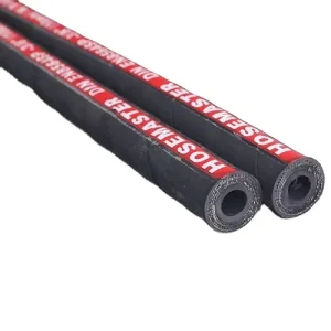 High Pressure NBR Hydraulic Rubber Hose for Washer Machine 3/8 Inch EN 857 2SC High Tensile Steel Wire Reinforced Cutting