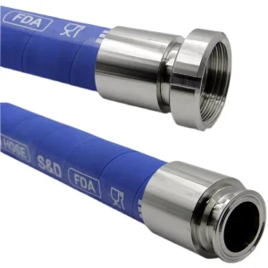 High Pressure NBR Rubber Food Hose for Milking Beverage Beer Juice Liquor CIP Cleaning Conveying 25 mm