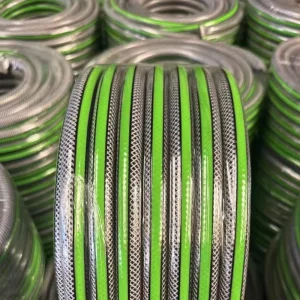 High Pressure PVC Garden Hose Three-layer Water Pipe with Flexible Durable 50m Length 3/4 Inch for Home Garden
