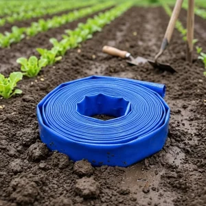 High Pressure PVC Lay Flat Hose 50 100m Durable Flexible Non Toxic for Farm Irrigation Drainage