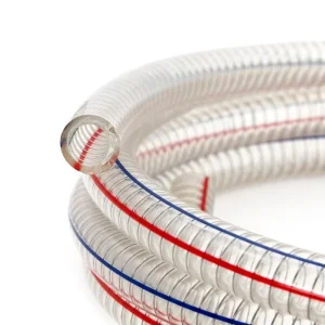 High Pressure PVC Steel Wire Reinforced Spiral Suction Hoses Pipe Flexible Clear PVC Transparent Industrial Hose