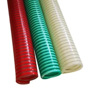High Pressure PVC Suction Hose 2-12 Inch Heavy Duty Flexible Helix Convex Rib Reinforced Industrial Cutting Rotational Molding