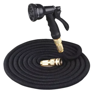 High Pressure PVC Watering Hose with Retractable Reel Wall Mountable Flexible Pipe for Irrigation