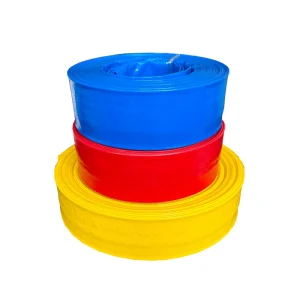 High Pressure Resistant Flexible Stretching Lightweight Irrigation Drainage 4inch PVC Layflat Agricultural Use Water Hose