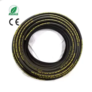 High Pressure Rubber Hydraulic Hose 1/4-1 Inch Durable Flexible Oil Cooling Hose for Hydraulic Systems