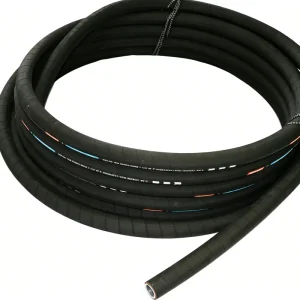 High Pressure Rubber Hydraulic Hose Black Oil Transfer Tubing Customizable SAE 100 R12 1″ for Industrial Hydraulic Systems