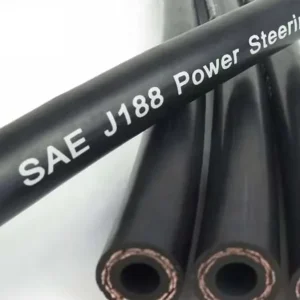 High Pressure Rubber Hydraulic Pump Power Steering Pipe Hose SAE J188 J189 Compatible Customizable Cutting