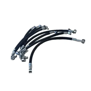 High Pressure Rubber Oil Hose Wear Resistant Hydraulic Fuel Hose for Construction Machinery