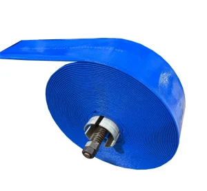 High Pressure Smooth Surface Agriculture 2-6 Inch PVC Layflat Hose 10-100m Length Coverage for Irrigation Cutting Customizable