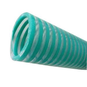 High Pressure Spiral Corrugated PVC Suction Hose 2 8 Inch Flexible Durable Anti Corrosion