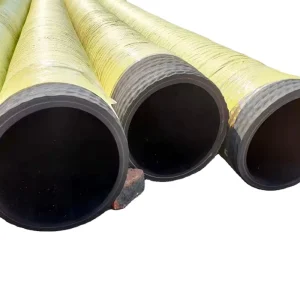 High Pressure Spiral Reinforced Industrial Rubber Hose Flanged End Connection