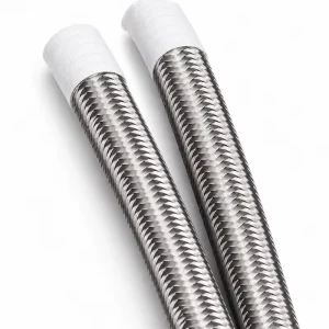 High Pressure Stainless Steel 304/316 Braided Teflon Hose with High Purity PTFE Hose Flexible Hydraulic Hose Chemical Transfer