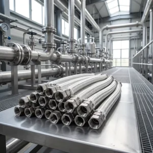 High Pressure Steel Braided Hydraulic Hose Corrosion Resistant Flexible Pipe for Industrial Equipment