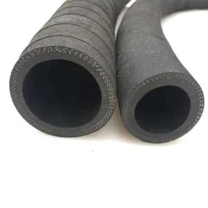High Pressure Steel Wire Braided Black Flexible Synthetic Rubber Hydraulic Hose with Cutting Service Customizable Options