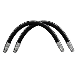 High Pressure Steel Wire Braided Rubber Hose Hydraulic Assembly High Temperature Resistant Excavator Pipe 1 Year