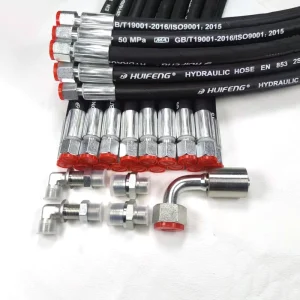 High Pressure Steel Wire Braided Rubber Hose and Assembly High Temperature Steam Corrosion Resistant Rubber Hose