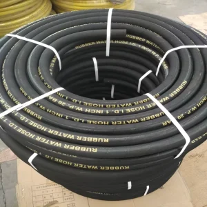 High Pressure Steel Wire Reinforced Black Rubber Diving Air Hose ISO9001 Certified with Cutting Service