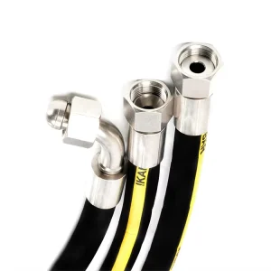 High Pressure Steel Wire Rubber Hose diesel Engine Joint High temperature Resistant Excavator Hose Double layer Rubber Hose