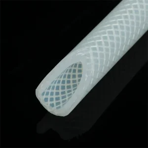 High Pressure Tasteless Flexible 25*35mm Clear Braid Reinforced Rubber Water Pipe Silicone Hose