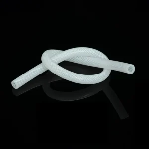 High Pressure Tasteless Flexible Platinum Cured Fiber Braided Water Silicone Steam Hose for Drink Milk Beer