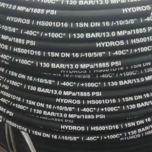 High Pressure Two-Layer Steel Wire SAE 100 R2 Hydraulic Hose EN853 2SN Rubber Hose With Cutting Service