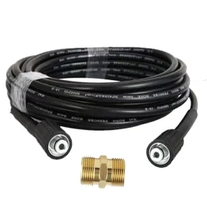 High Pressure Washer Hose Compatible with Karcher Steel Wire Braided Quick Connect for Car Washing Garden Cleaning