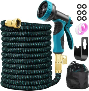 High Pressure Water Hose Pipe Latex Expandable Flexible Magic Garden Hose for Gardening