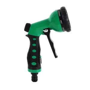 High Pressure Water Hose Sprayer with 8 Patterns Garden Hose Nozzle Featuring Thumb Control Valve Plastic Material for Gardening