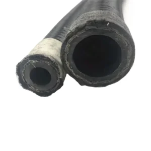 High Pressure Wrapped Smooth Surface Black Rubber Flexible Water Resistant Hose SAE 100 R2 Hydraulic Hose