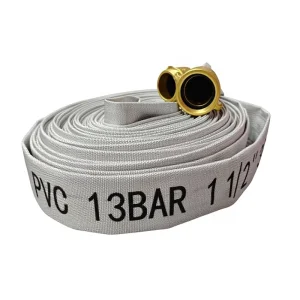 High Quality 13Bar DN40 30m PVC Fire Hose with American Brass Coupling for Fire Fighting Protection