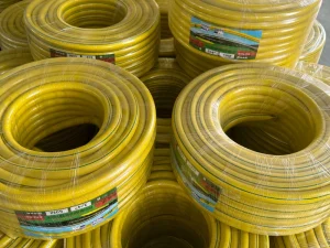 High Quality 3/4 Inch Yellow PVC Garden Hose with High Pressure Flexible Durable 50m Length for Home Garden
