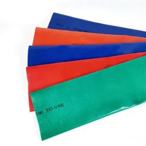 High Quality 4” X 100m PVC Lay Flat High Pressure Water Discharge Hose Anti UV Durable Flexible for Farming