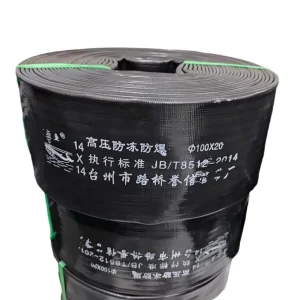 High Quality 6Bar 4″x20m PVC Lay Flat Agricultural Forest Irrigation Pool Backwash Hose