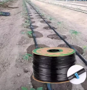 High Quality Black Patch Drip Irrigation Tape Uniform Water Flow Drip Hose Precision Farming Orchard Crop Irrigation 16mm