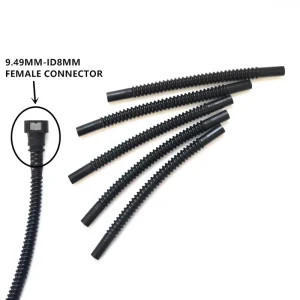 High Quality Corrugated Pipe Nylon Tube Fuel Line Hose Easy Connecting Many Lengths for Choice Made in China Auto Accessories