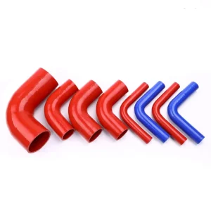 High Quality Custom Flexible Silicone Hose 180 90 Degree Bending Reinforced High Temperature Silicone Elbow Rubber Hoses