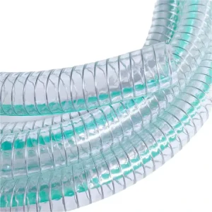 High Quality Durable Food Grade FDA PVC Steel Wire Spiral Reinforced Hose for Food and Pharmaceutical Industries