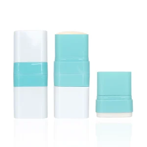 High Quality Empty Packing White Color PP Plastic 10g Oval Shape Deodorant Container Tube With White Color Cover
