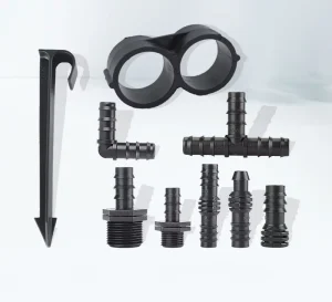 High Quality Farm Watering Drip Tape Accessories 16MM PP Plastic Drip Irrigation Pipe Connector