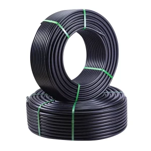 High Quality Flexible Durable 100m 200m 300m Length LDPE Round Pipe PN10 PN16 Black Water Supply Garden Use Tube
